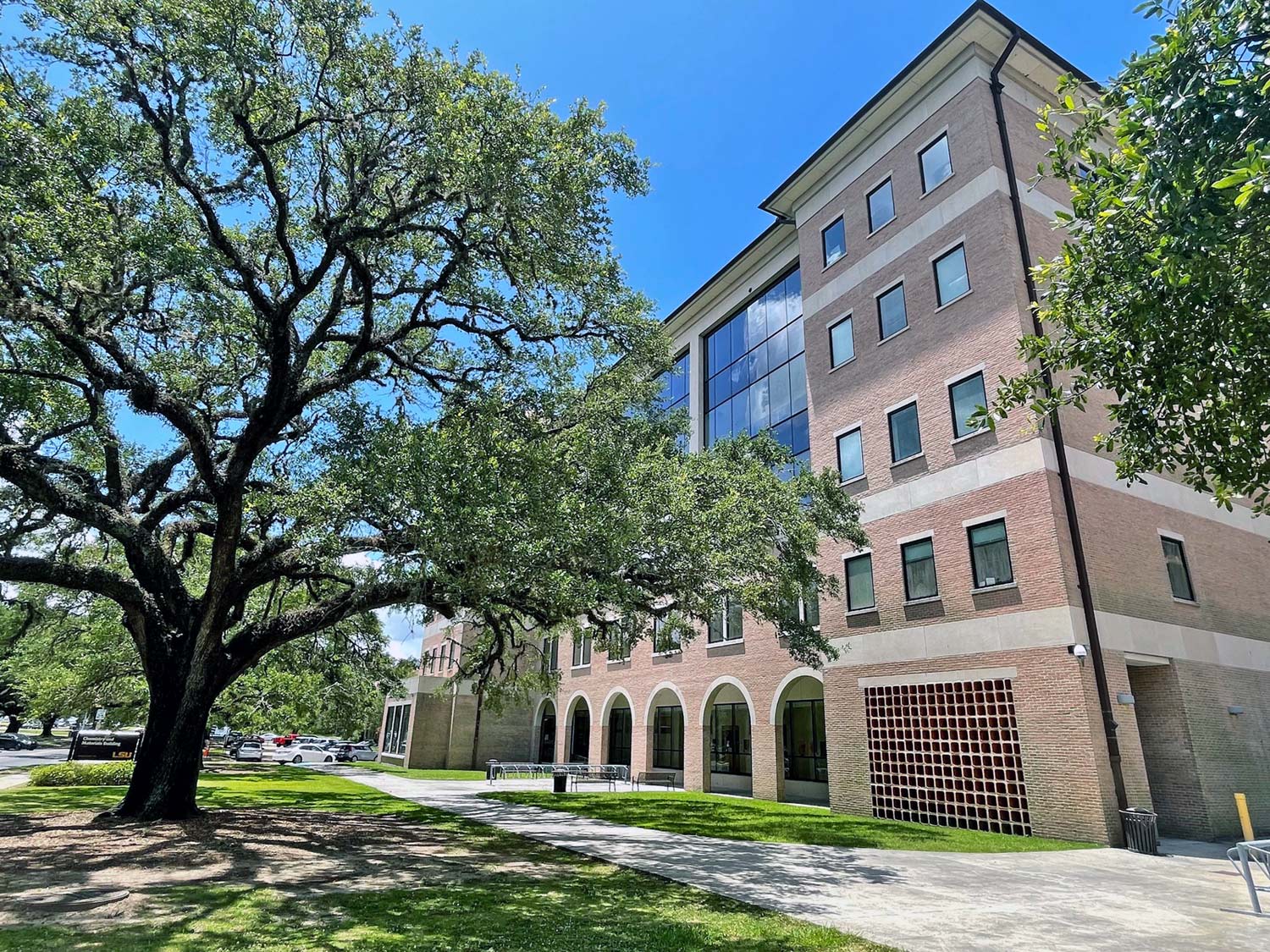 The exterior of Choppin Hall at Louisiana State University.